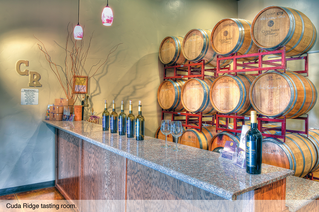 Cuda Ridge Wines tasting room