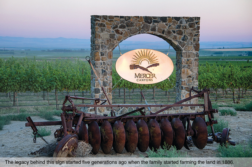 The legacy behind this sign started five generations ago when the family started farming the land in 1886.