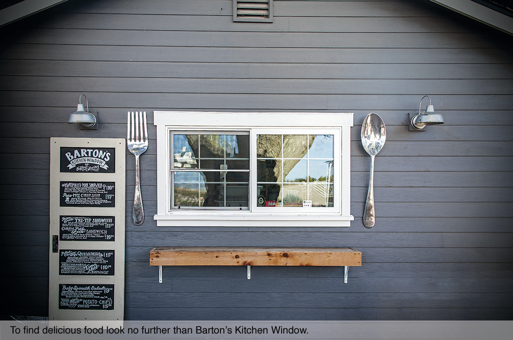 To find delicious food look no further than Bartons Kitchen Window.