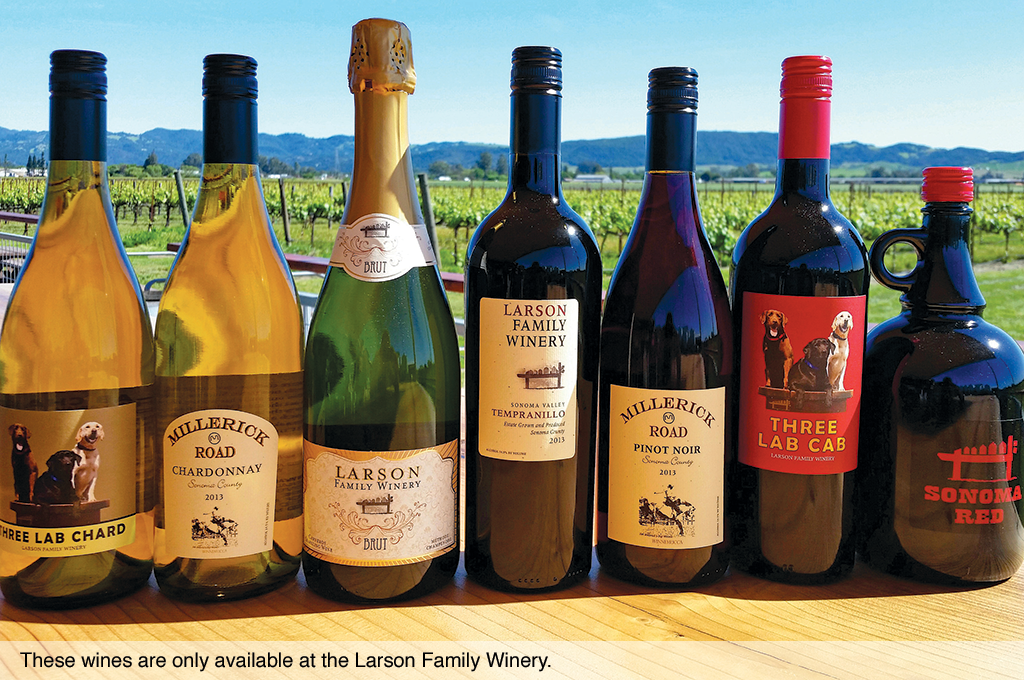 These wines are only available at the Larson Family Winery.