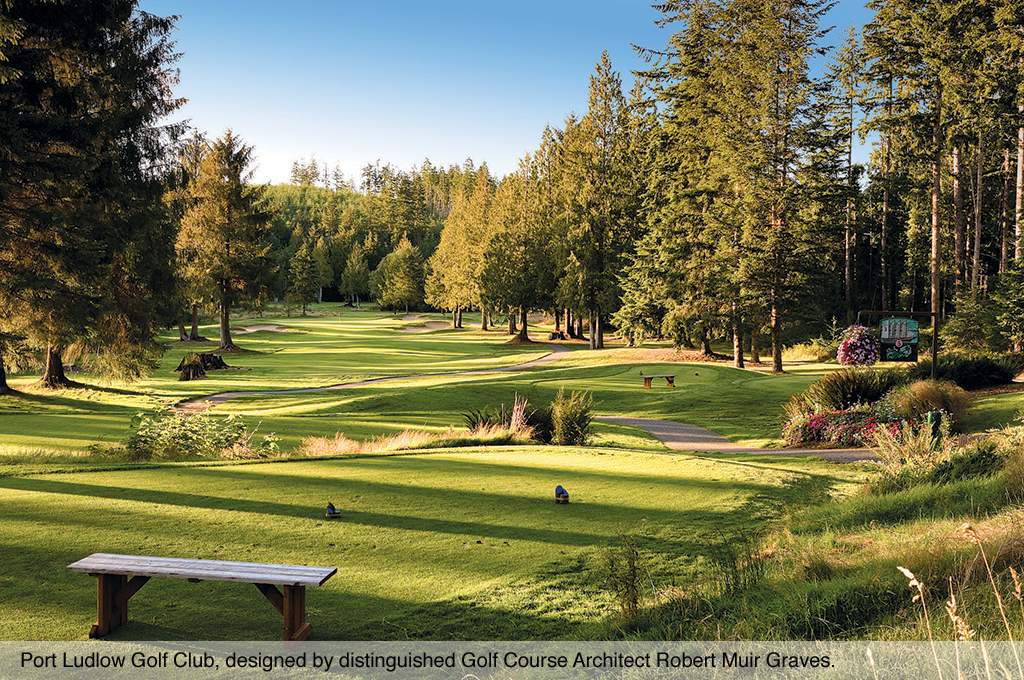 The picturesque Port Ludlow Golf Club