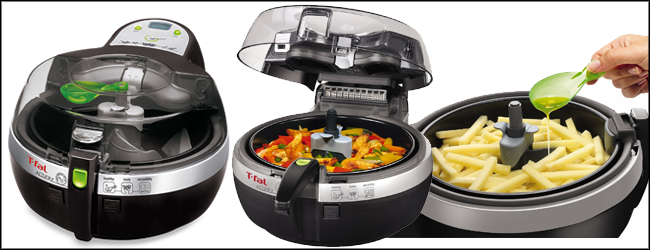 T-Fal ActiFry Low Fat Multi Cooker in Black